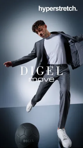 Abito digel grigio scuro  slim fit hyperstretch