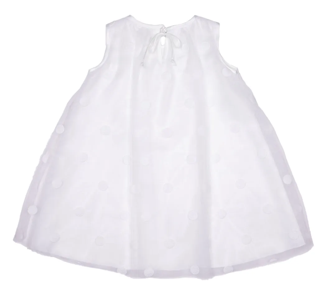 Abito in tulle con dettagli per neonata e bambina