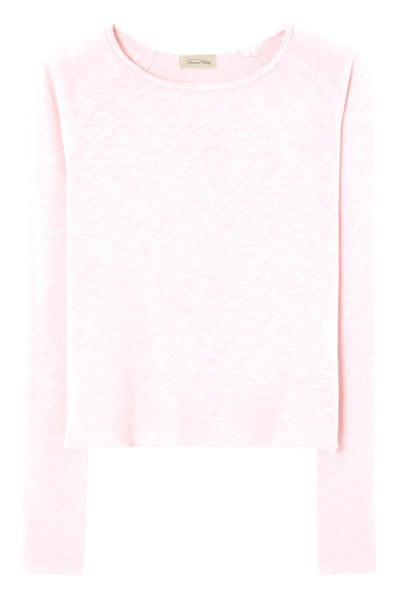  AMERICAN VINTAGE   SONOMA - T-shirt scollo tondo in cotone | Rosa