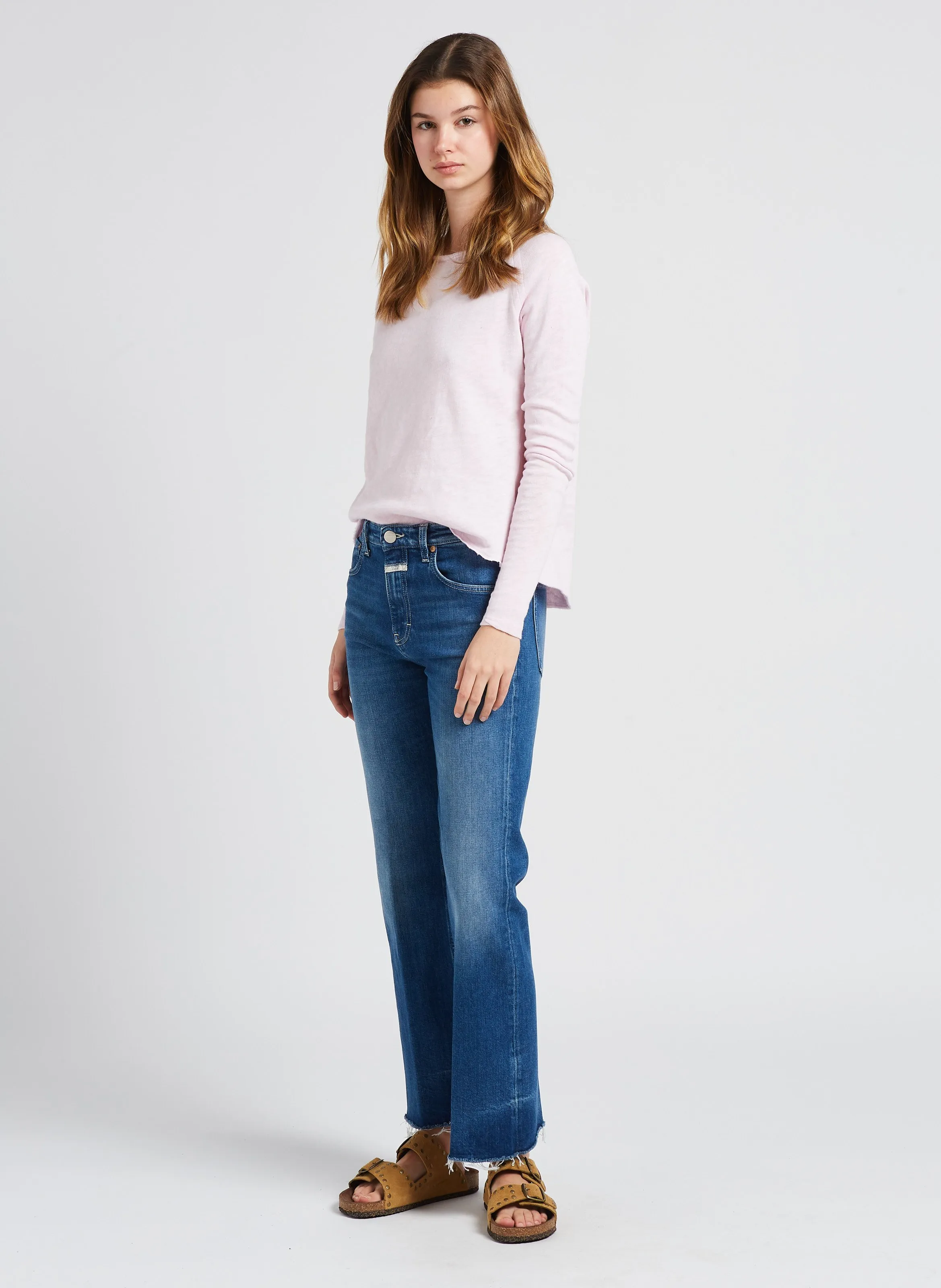  AMERICAN VINTAGE   SONOMA - T-shirt scollo tondo in cotone | Rosa