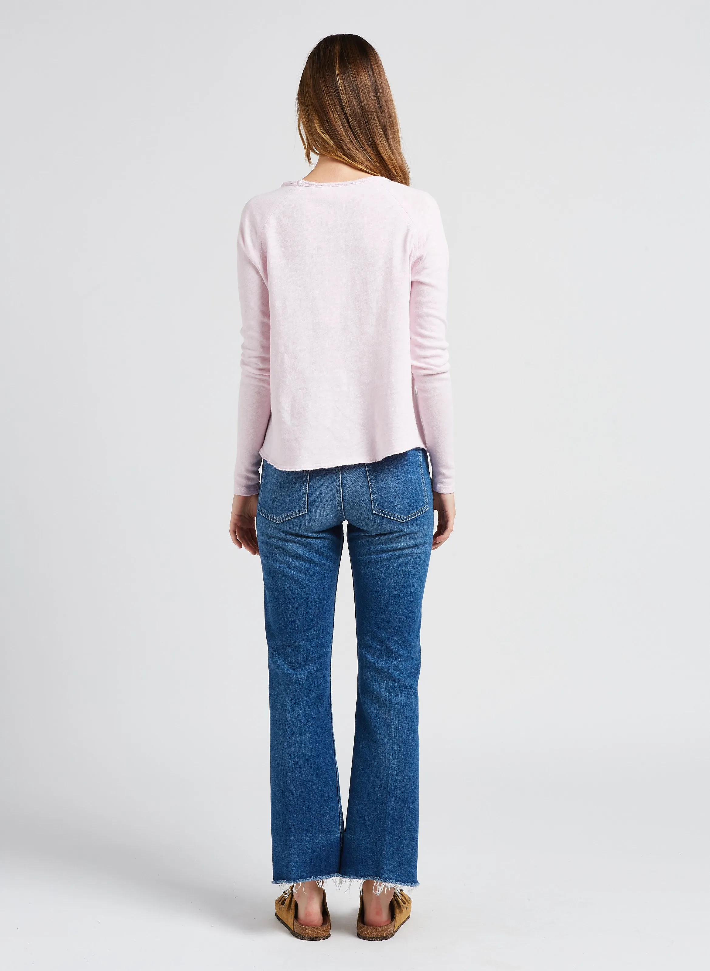  AMERICAN VINTAGE   SONOMA - T-shirt scollo tondo in cotone | Rosa