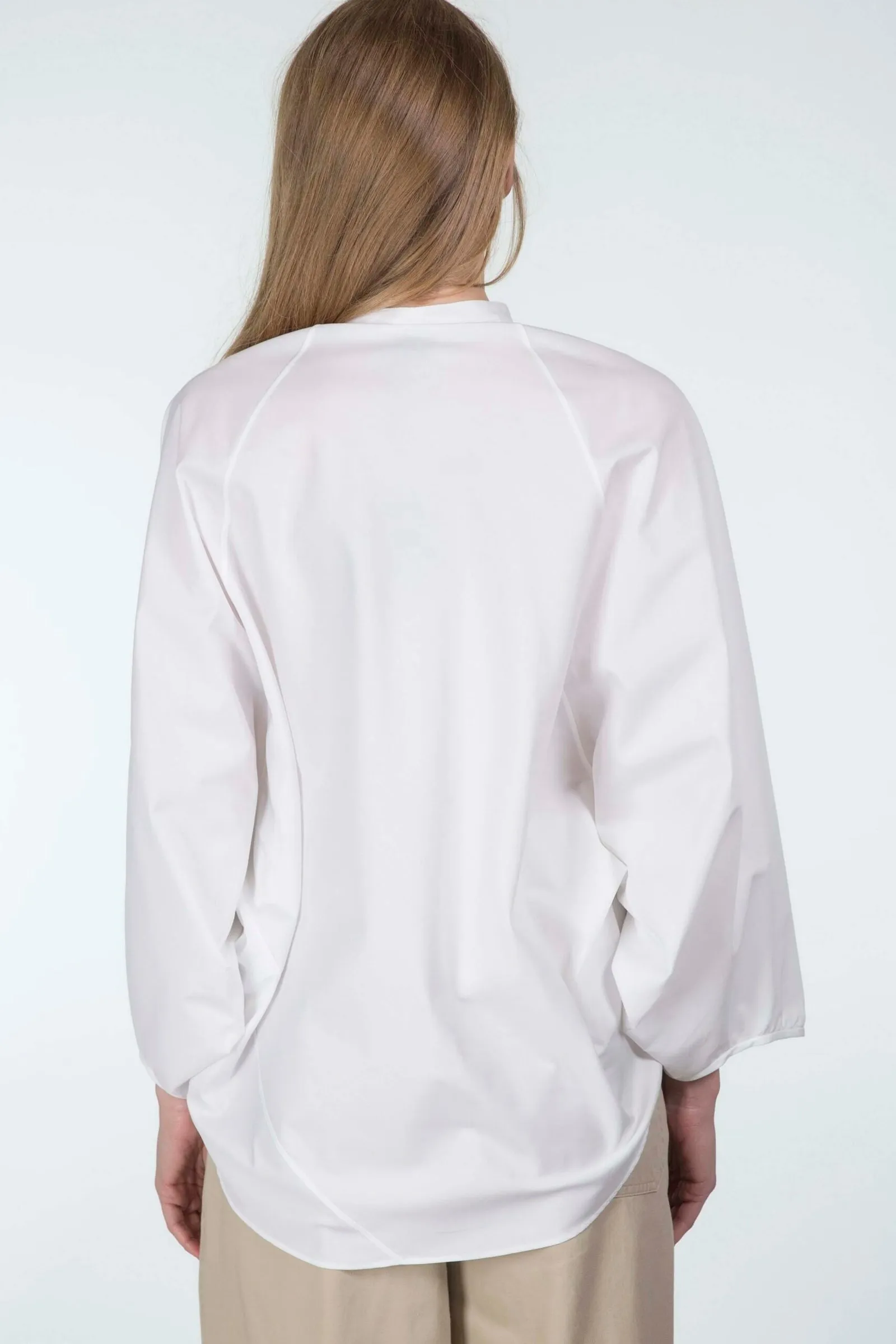 ASPESI  camicia in popeline di cotone variante colore Bianco