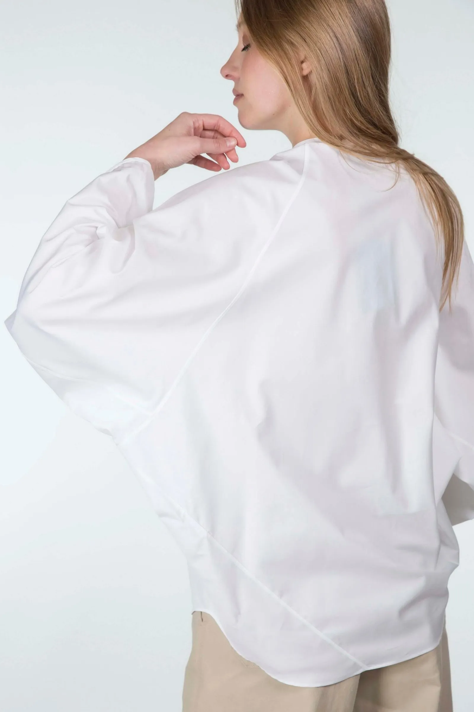 ASPESI  camicia in popeline di cotone variante colore Bianco