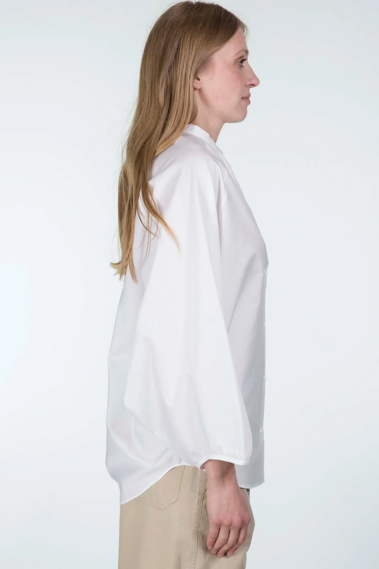 ASPESI  camicia in popeline di cotone variante colore Bianco