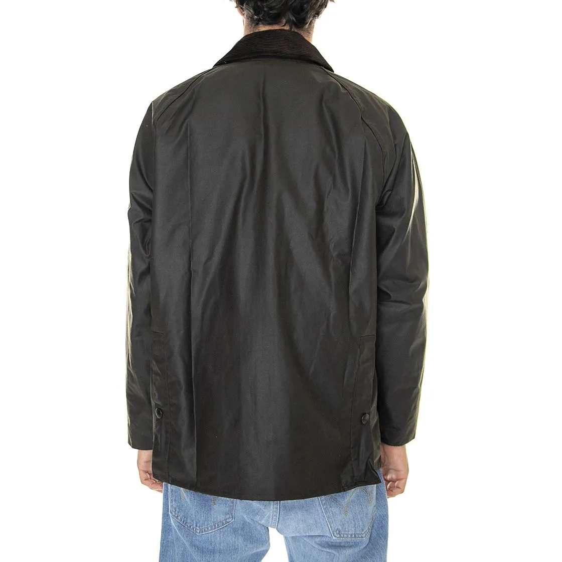 Barbour Classic Bedale Wax Jacket Olive - Giacca Invernale Uomo Marrone    