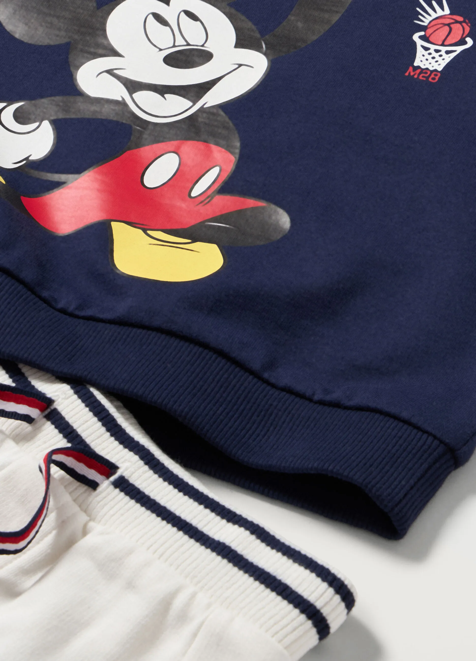BLUKIDS  Jogging set Mickey Mouse in puro cotone neonato