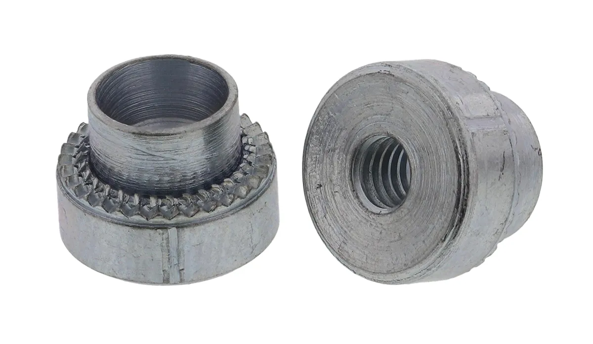 Boccola rivetto Hank, in Acciaio Zincato e passivato chiaro, filettatura M3, Ø foro di fissaggio 5.5mm