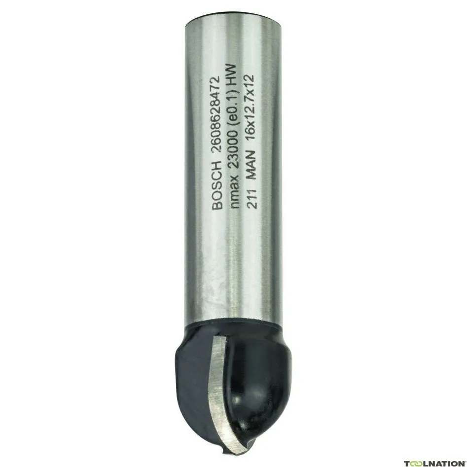 Bosch Professional Accessori 2608628472 Fresa a profilo semicircolare 8x12,7x12