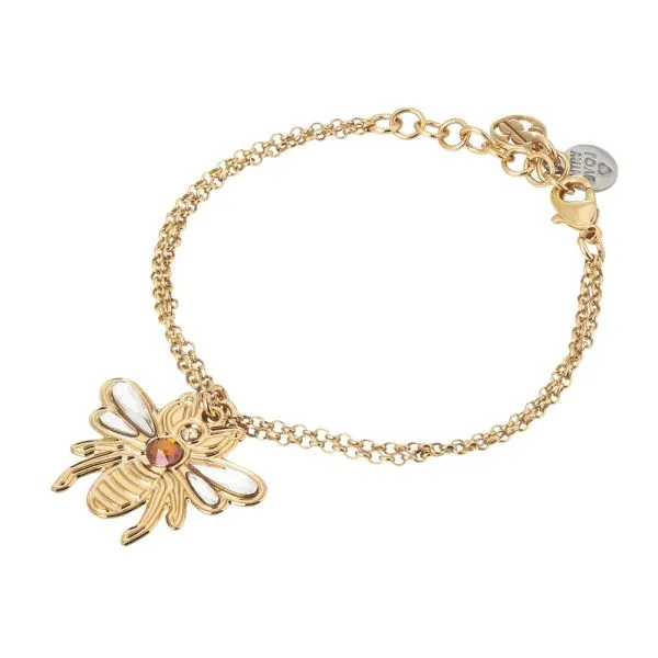 Bracciale in bronzo placcato oro giallo    