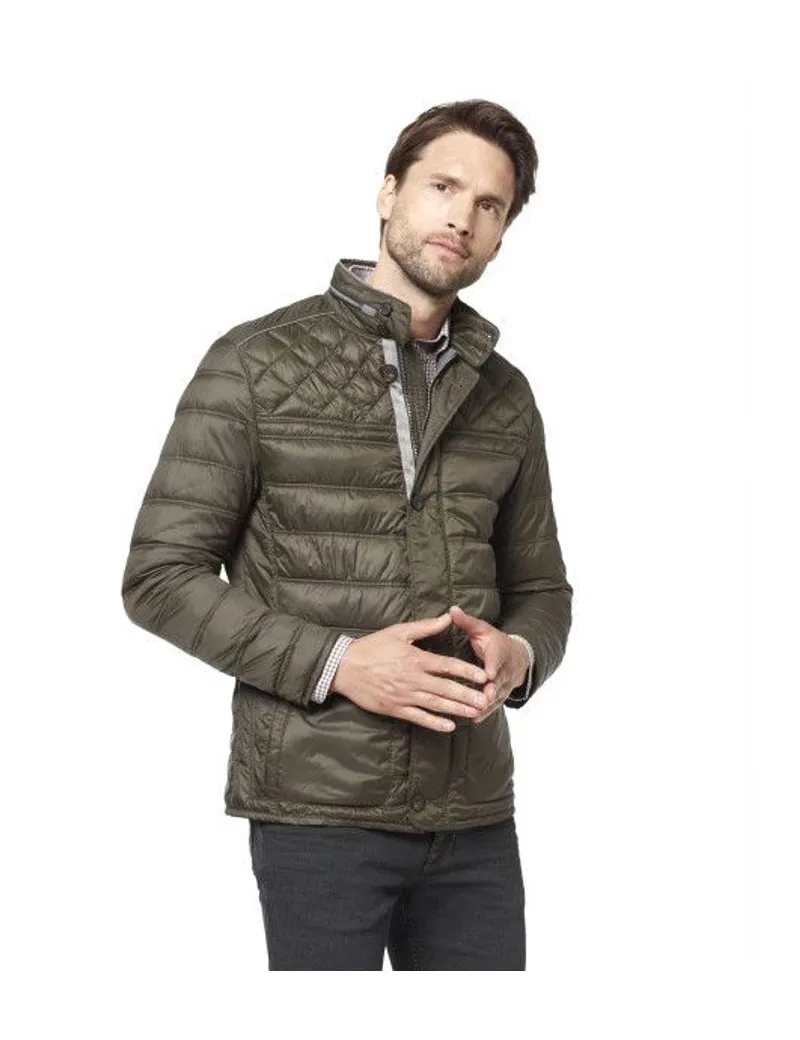 BUGATTI giaccone giubbino uomo invernale verde corto