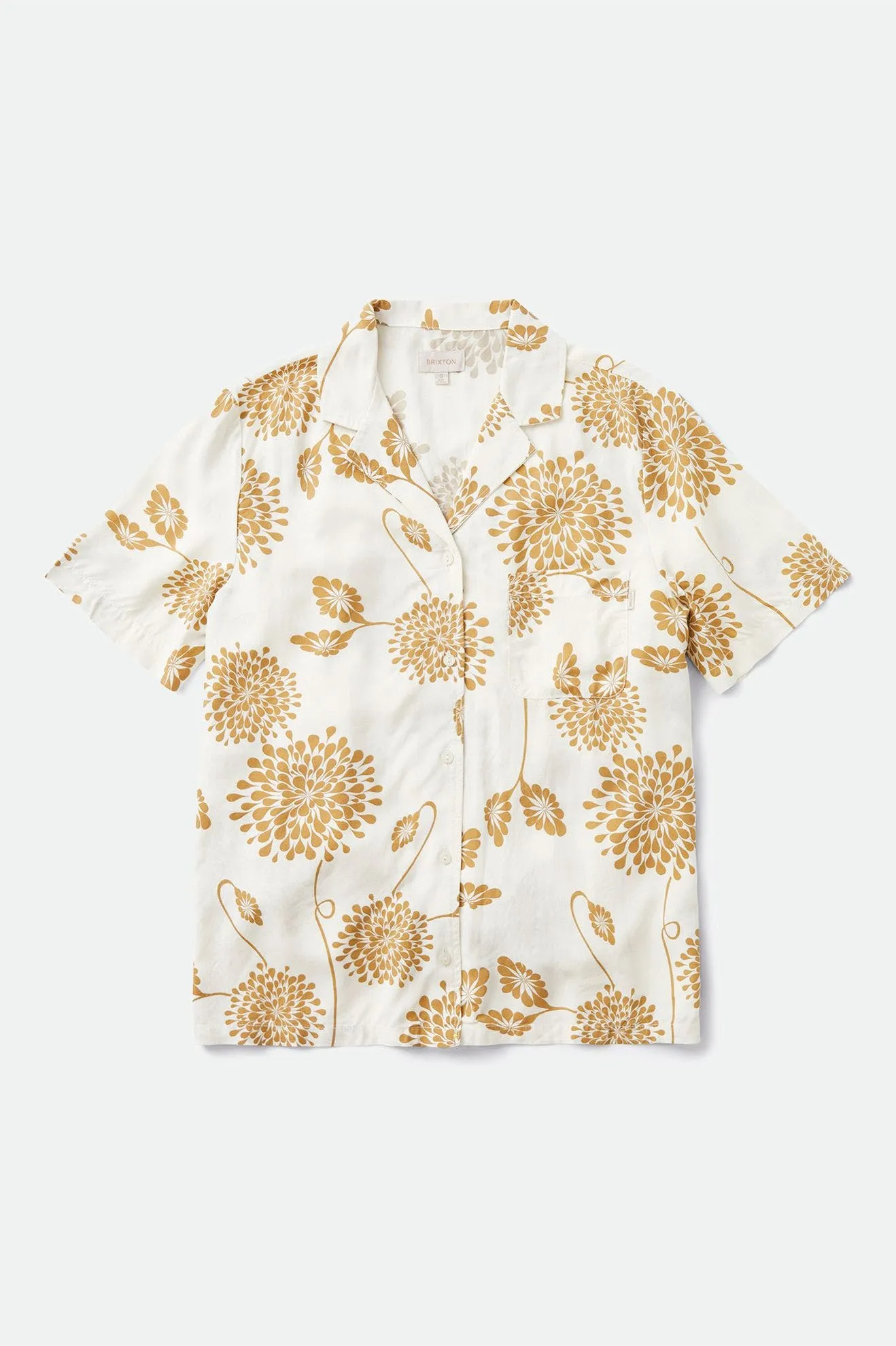 BUNKER GARDEN FLORAL BF S/S WV - DOVE