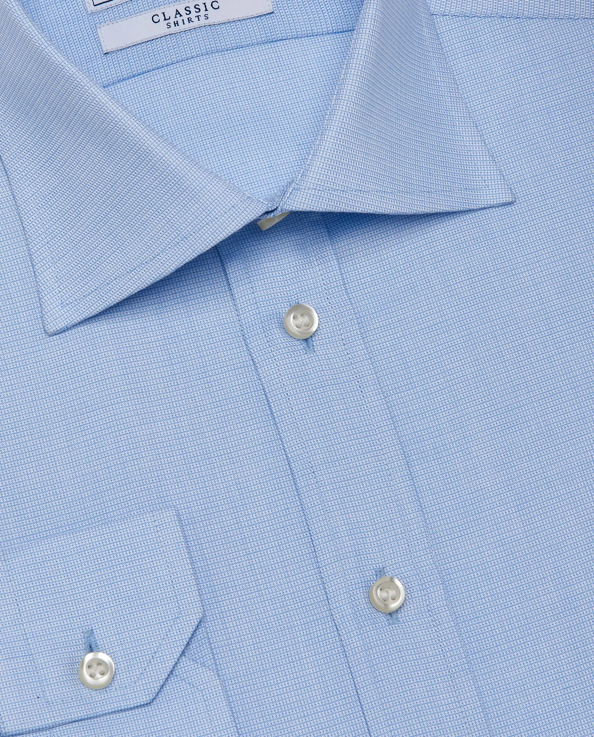 Camicia classica azzurra francese    