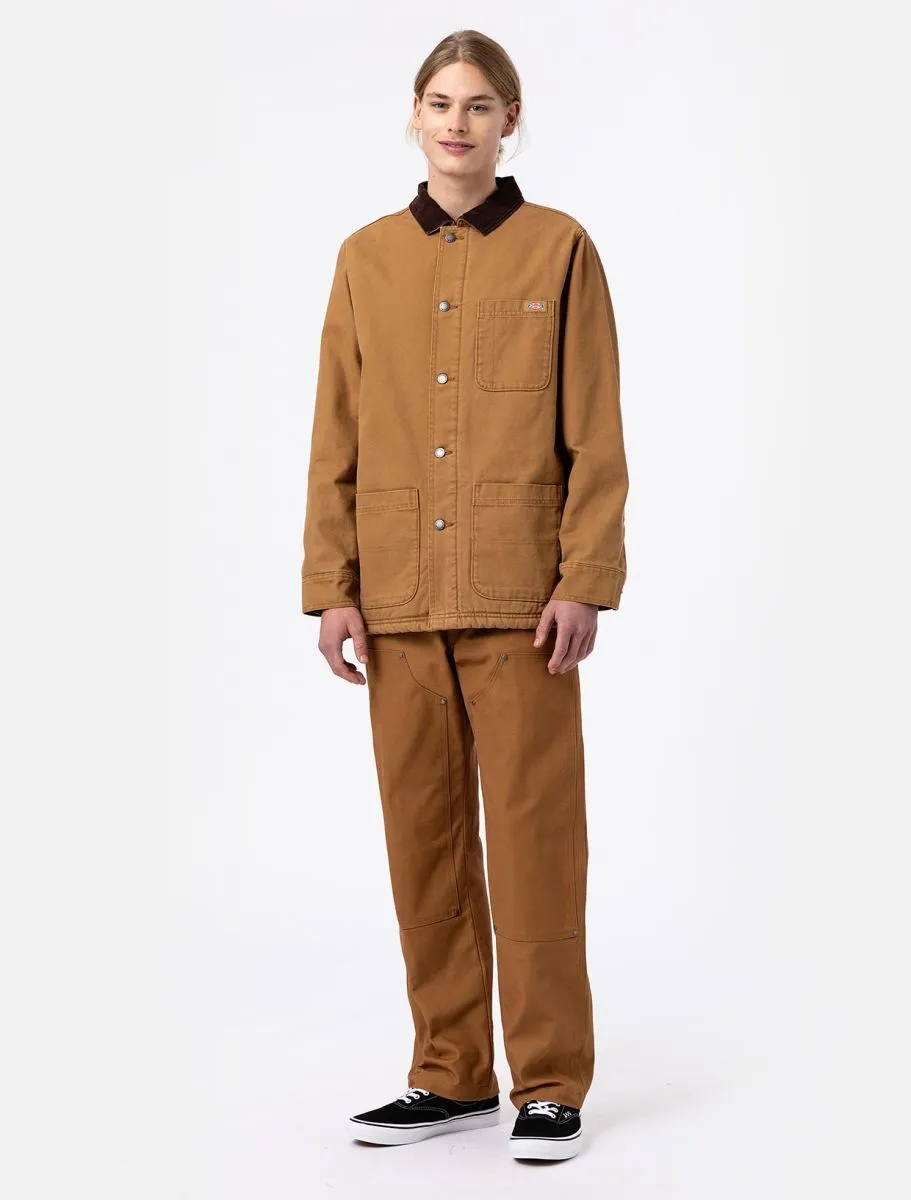 CAPISPALLA E GIACCHE Uomo DICKIES CANVAS CHORE COAT SW - DK0A4XGA C41 BROWN DUCK
