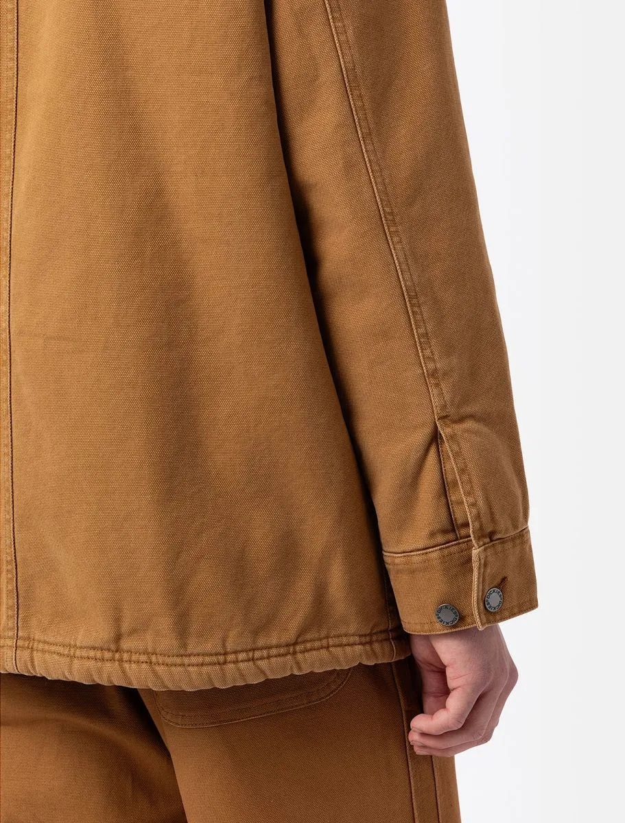 CAPISPALLA E GIACCHE Uomo DICKIES CANVAS CHORE COAT SW - DK0A4XGA C41 BROWN DUCK