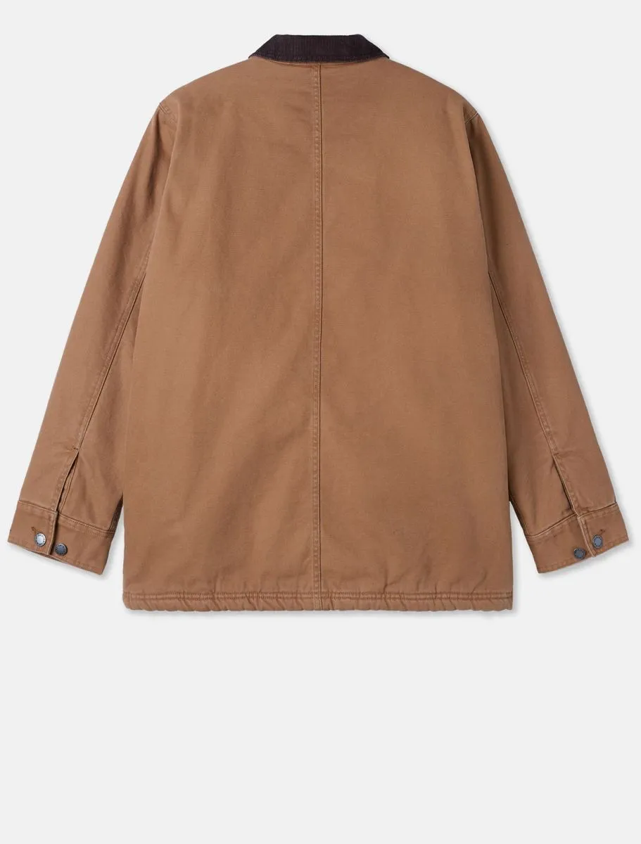 CAPISPALLA E GIACCHE Uomo DICKIES CANVAS CHORE COAT SW - DK0A4XGA C41 BROWN DUCK