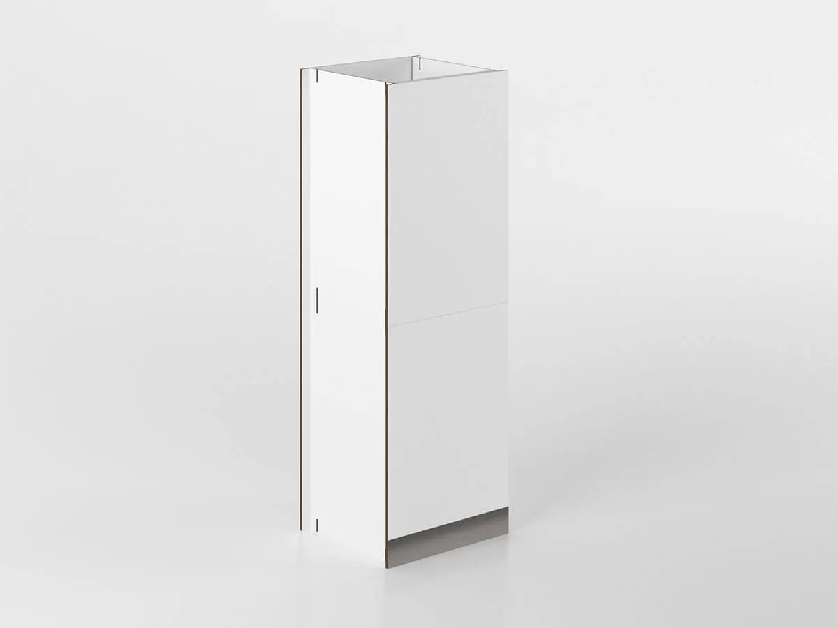 Colonna 60 cm bianco/marmo 'Cassandra'