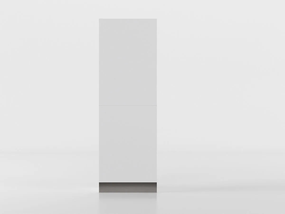Colonna 60 cm bianco/marmo 'Cassandra'