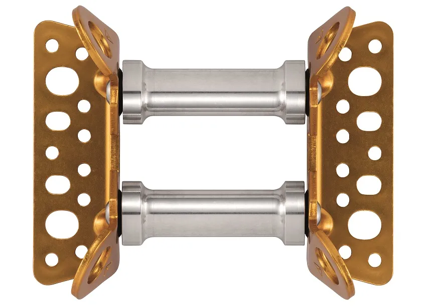 Corda di sicurezza col. Argentato, Giallo in Alluminio, acciaio Petzl