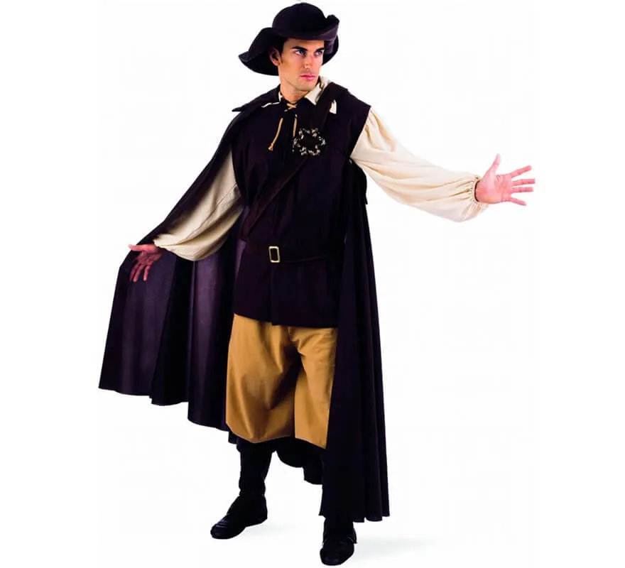Costume avventuriero deluxe medievale per un uomo