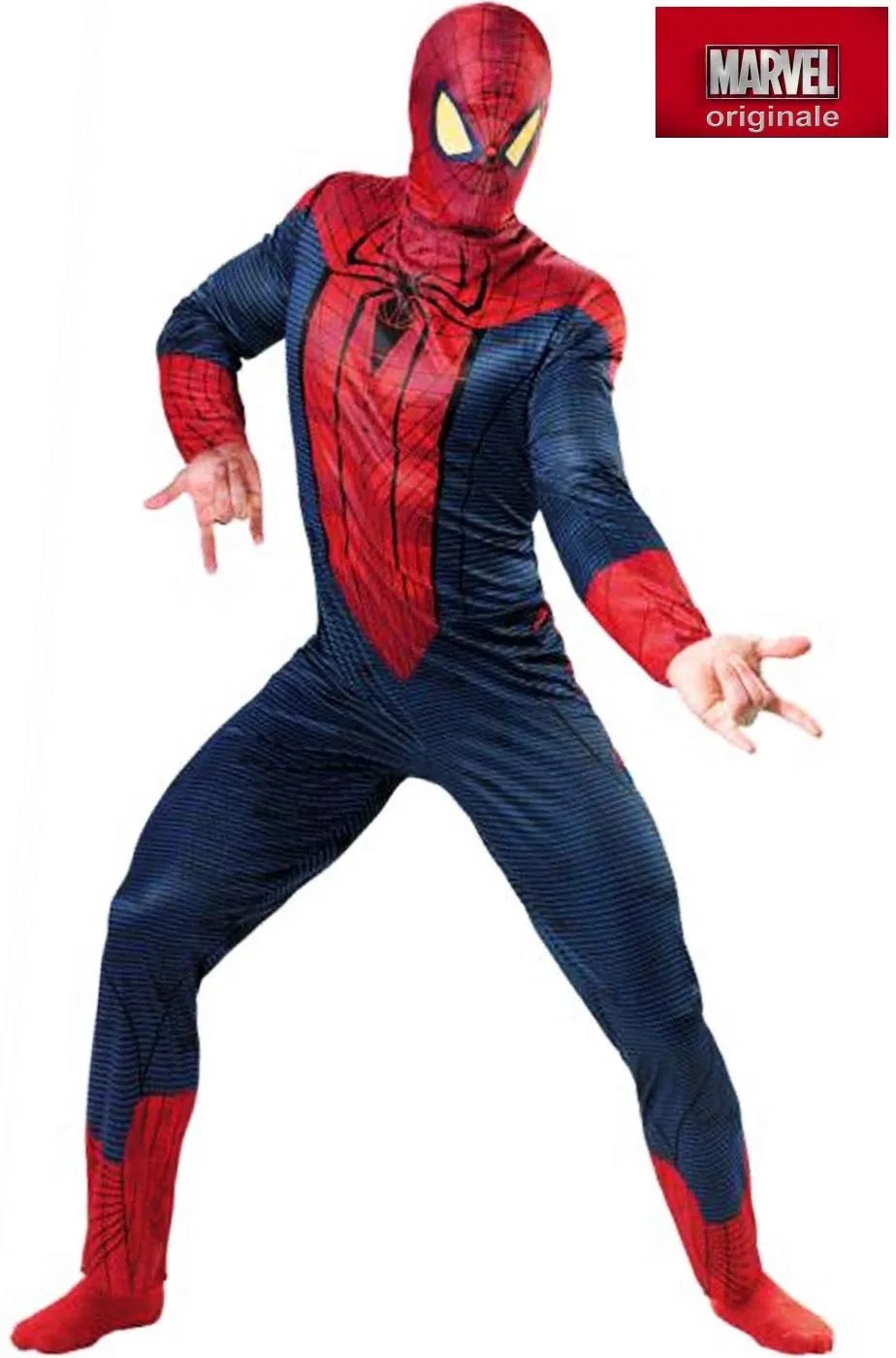 Costume Spiderman adulto versione film originale Marvel