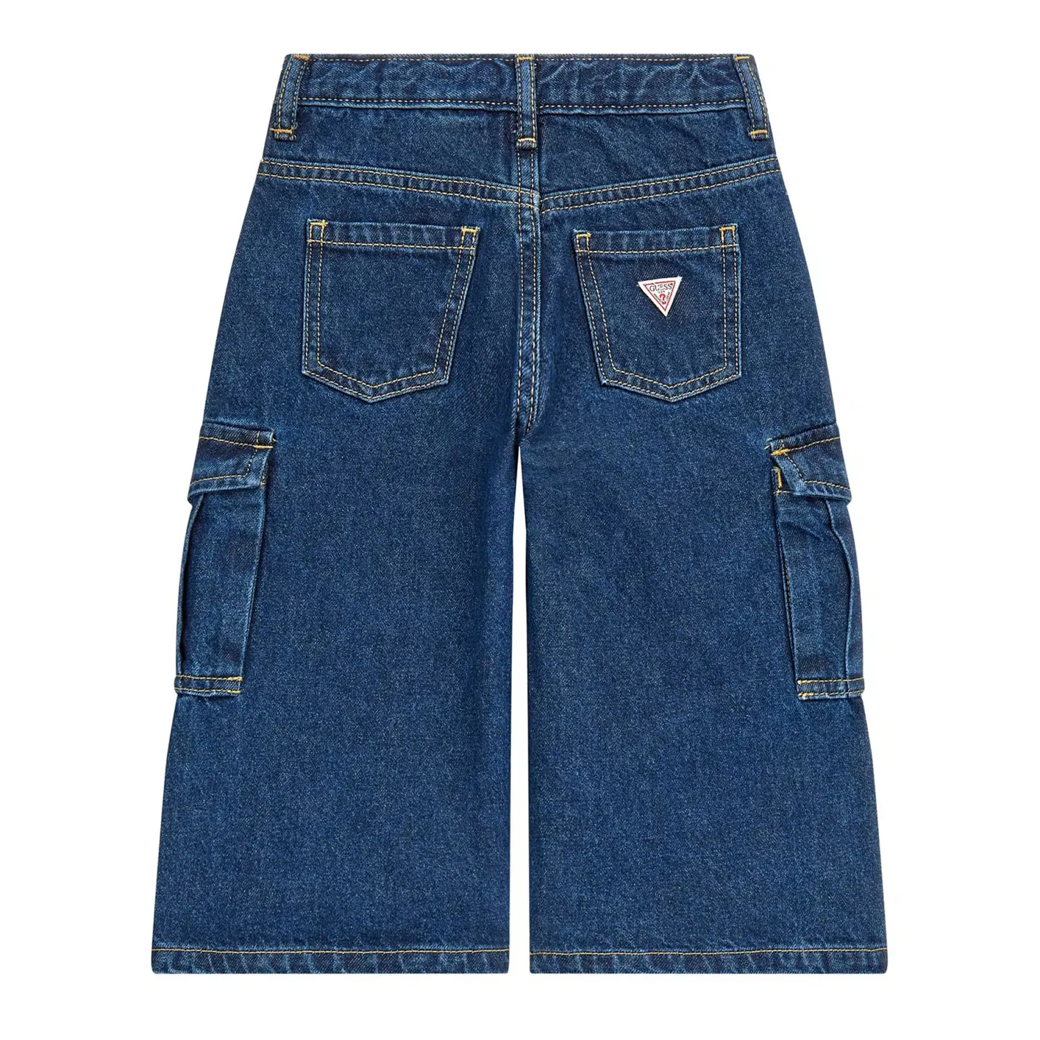 Denim Cargo Pants