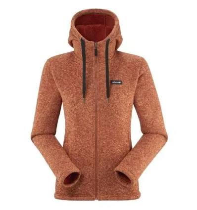 Donna Lafuma Felpa con cappuccio Cali (Pecan) in pile