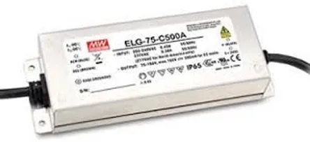 Driver LED Mean Well, 75W, IN 180 → 305 V ac, 254 → 431 V dc, OUT 214V, 350mA