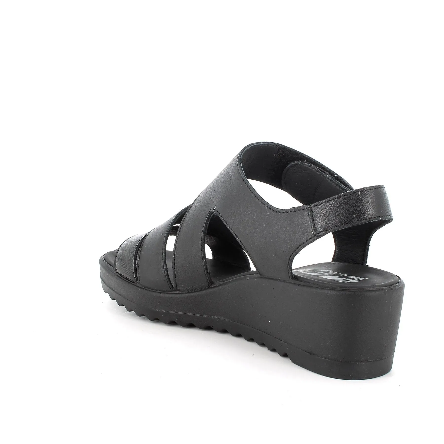 ENVAL SOFT Sandalo Con Zeppa Donna - 57810 Nero  
