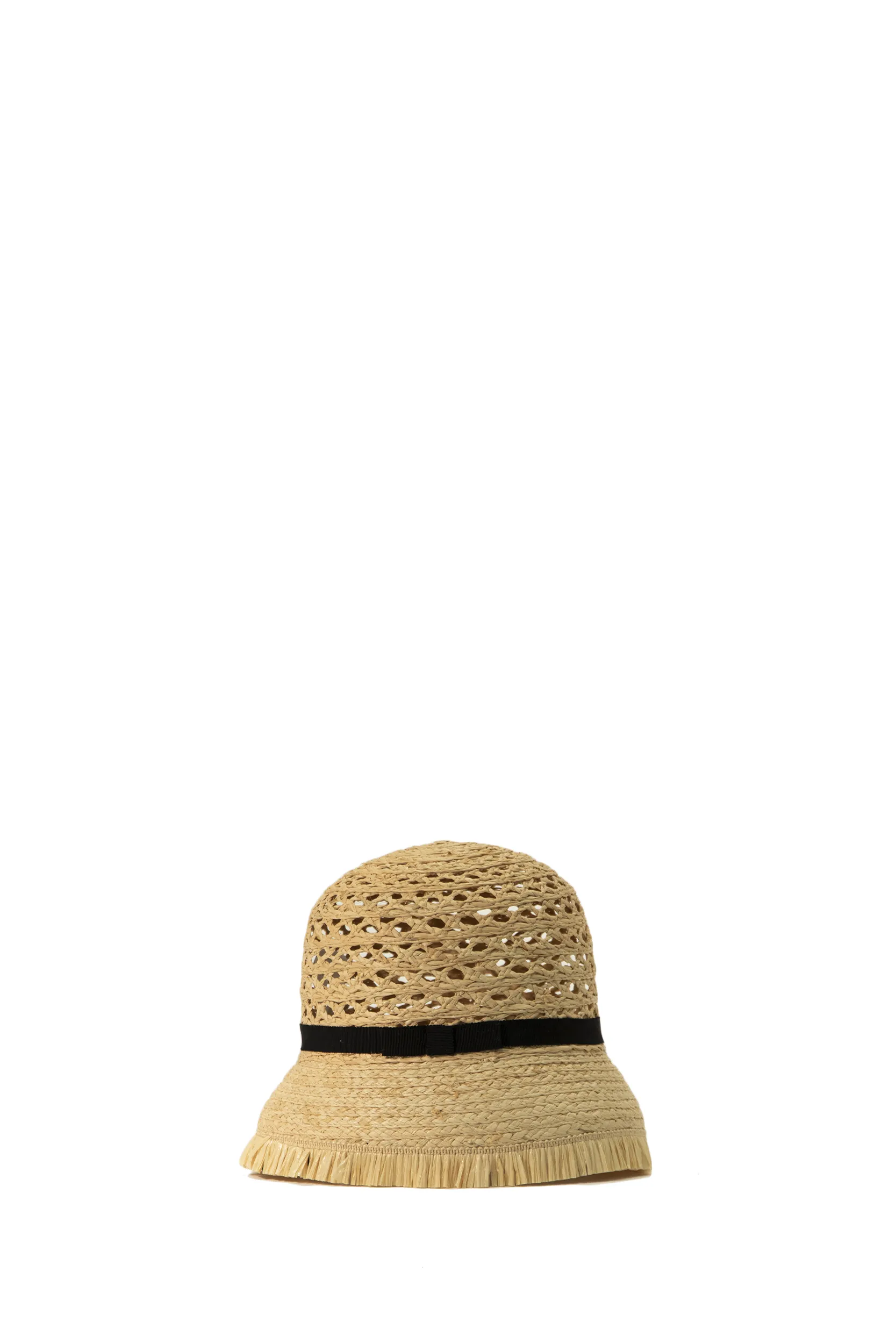  ERDEM Cappello in raffia beige