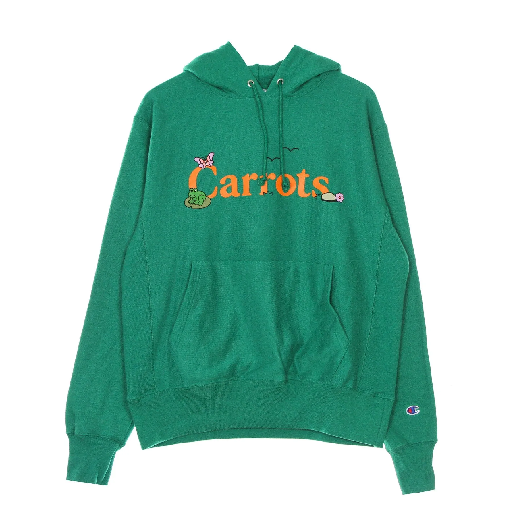 Felpa Cappuccio Uomo Carrot Yard Hoodie X Freddie Gibbs Green