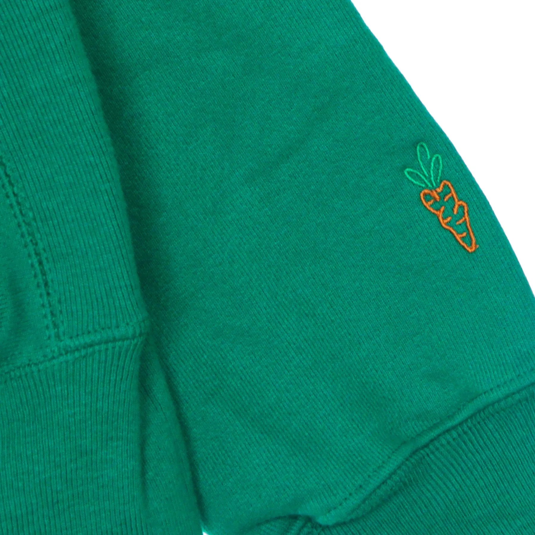 Felpa Cappuccio Uomo Carrot Yard Hoodie X Freddie Gibbs Green