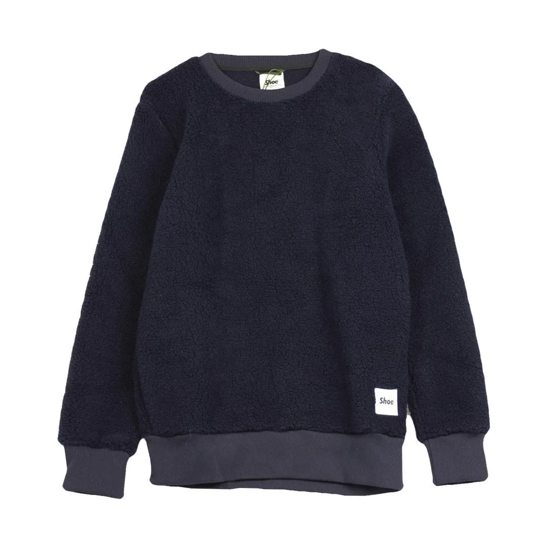 Felpa Girocollo Uomo Orsetto Navy