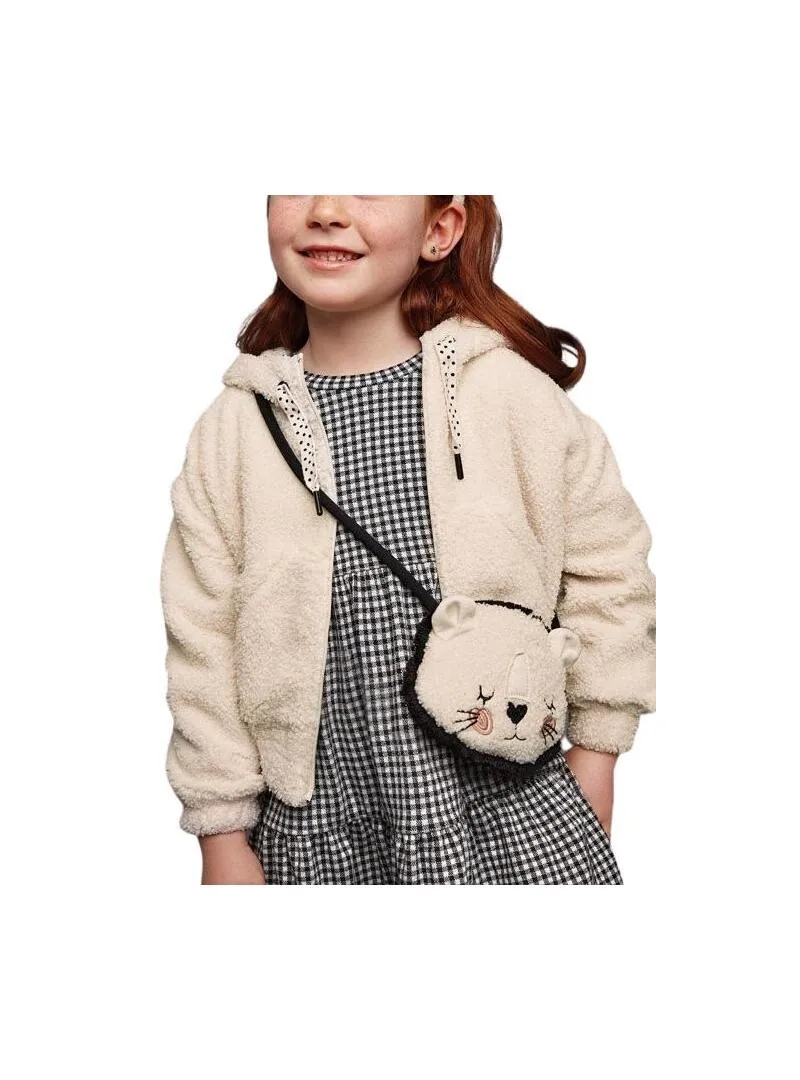 Felpa Mayoral Con Borreguito Beige per Bambina