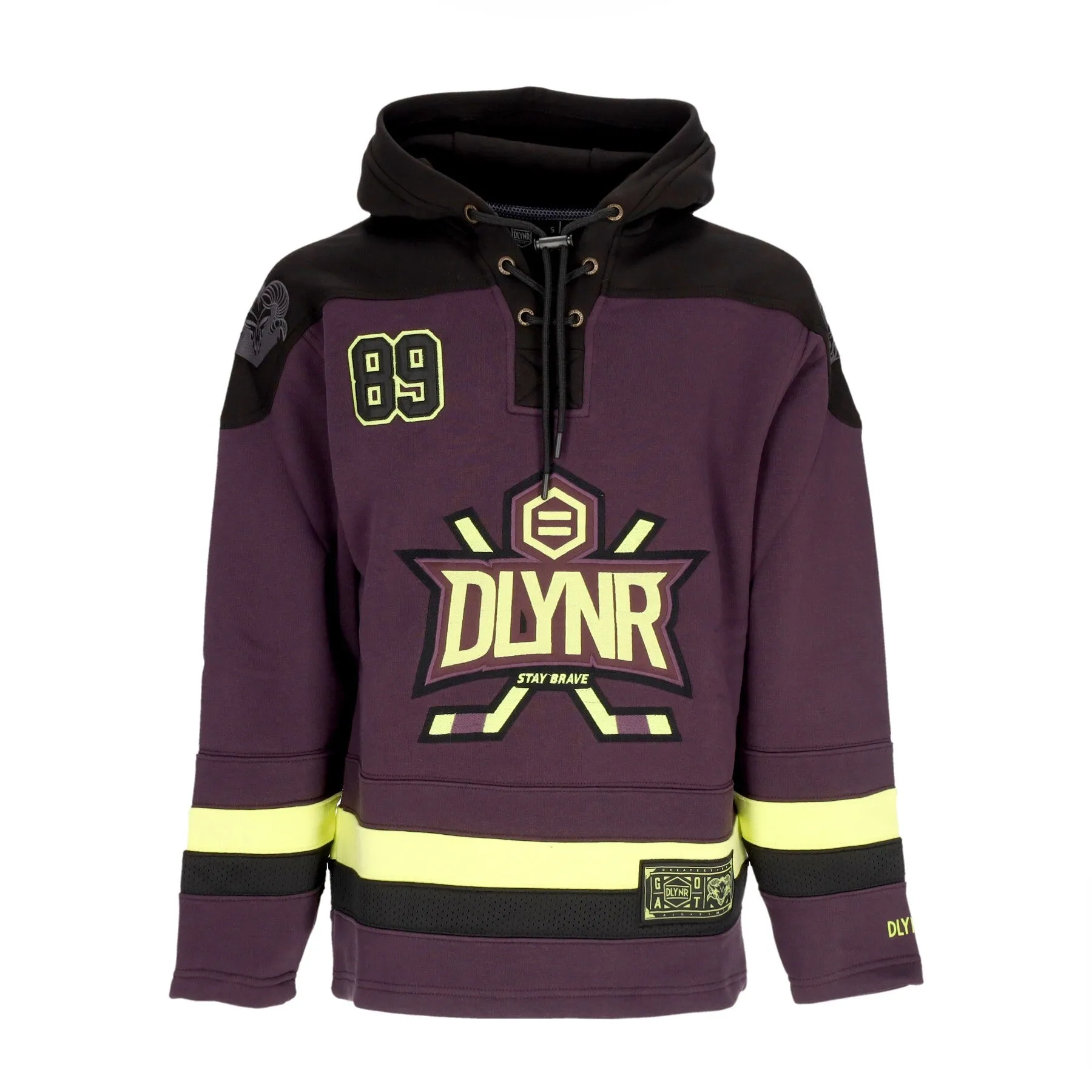 Felpa Tipo Hockey Uomo Goat Hockey Hoodie Purple