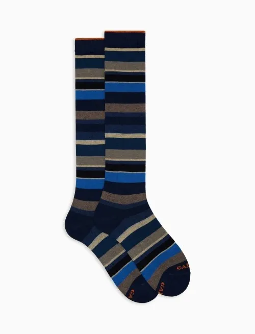 GALLO CALZA DONNA LUNGA RIGA MULTICOLORE 