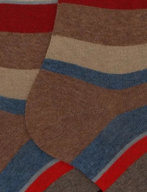 GALLO CALZA DONNA LUNGA RIGA MULTICOLORE 
