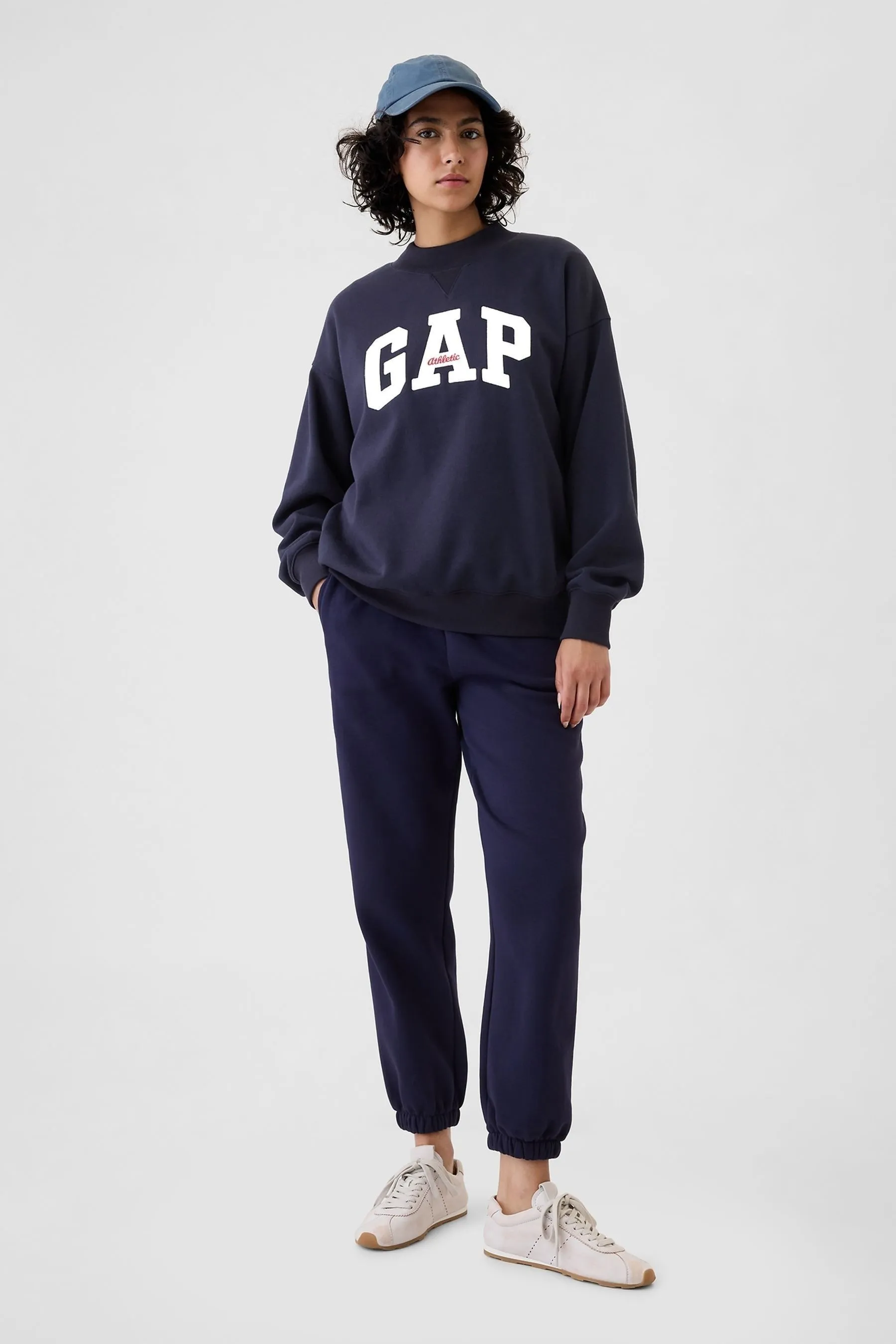 Gap Athletic Logo Mock Neck Sweatshirt    