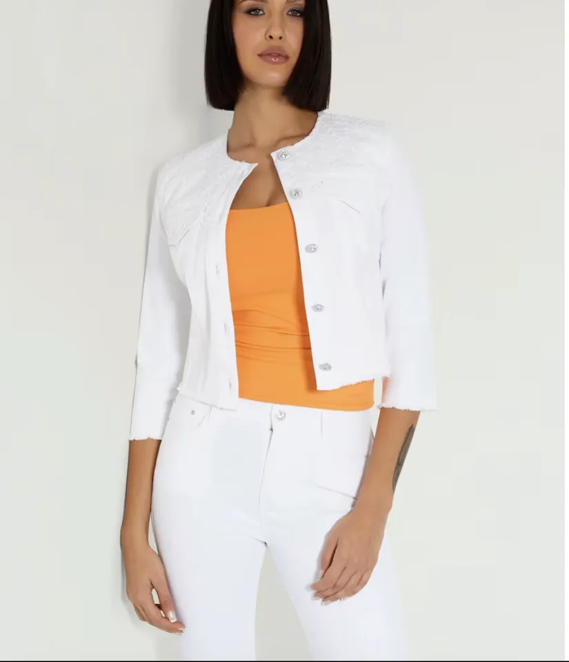 Giubbino Guess donna di cotone W4GN41D4MW4-TCRS