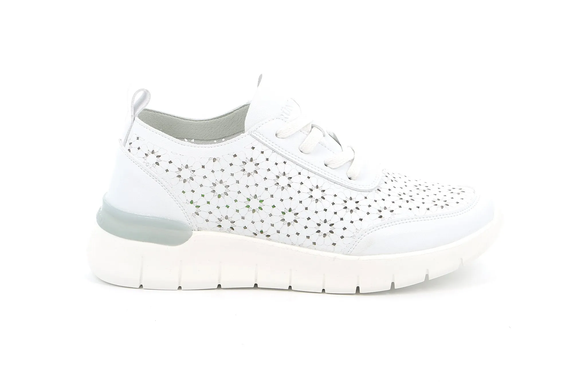 GRUNLAND Sneaker Bassa Donna - SC5909 Bianco  