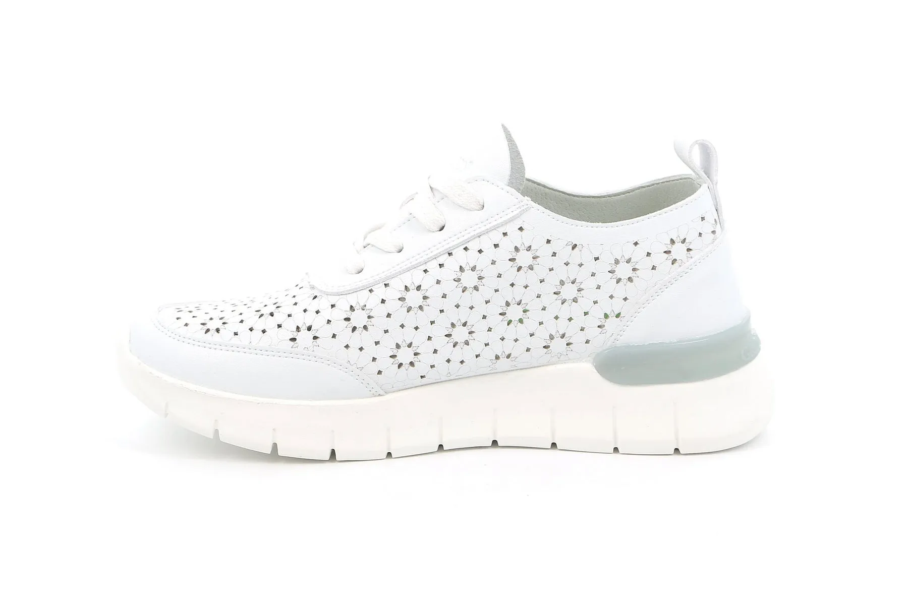 GRUNLAND Sneaker Bassa Donna - SC5909 Bianco  