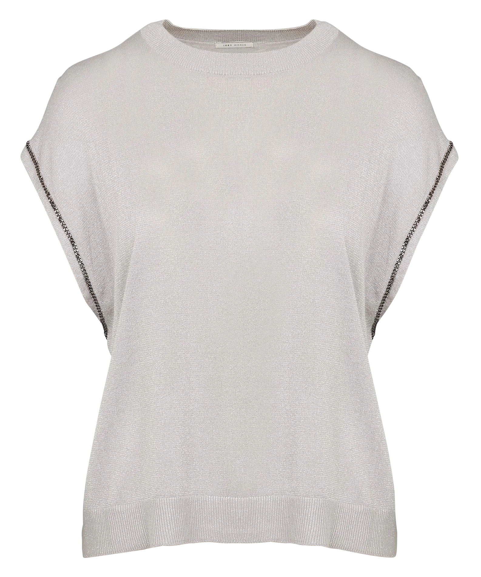  IKKS   Maglione scollo tondo metallizzato | Grigio
