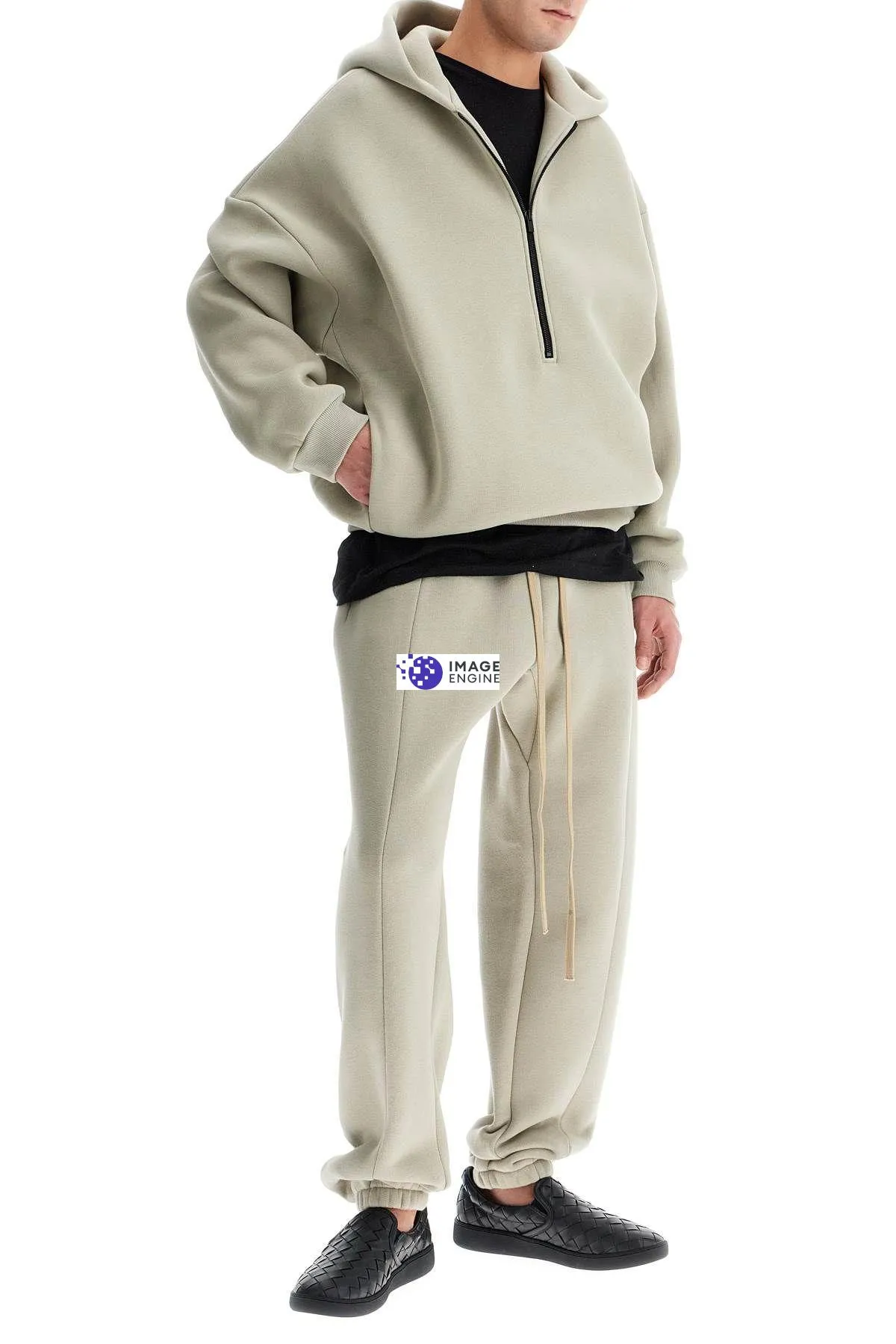 Joggers in jersey felpato