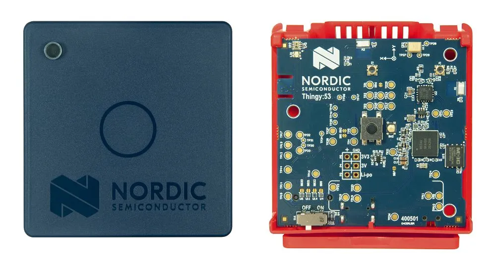Kit di sviluppo Nordic Thingy:53 Nordic Semiconductor, con Sensore ambientale