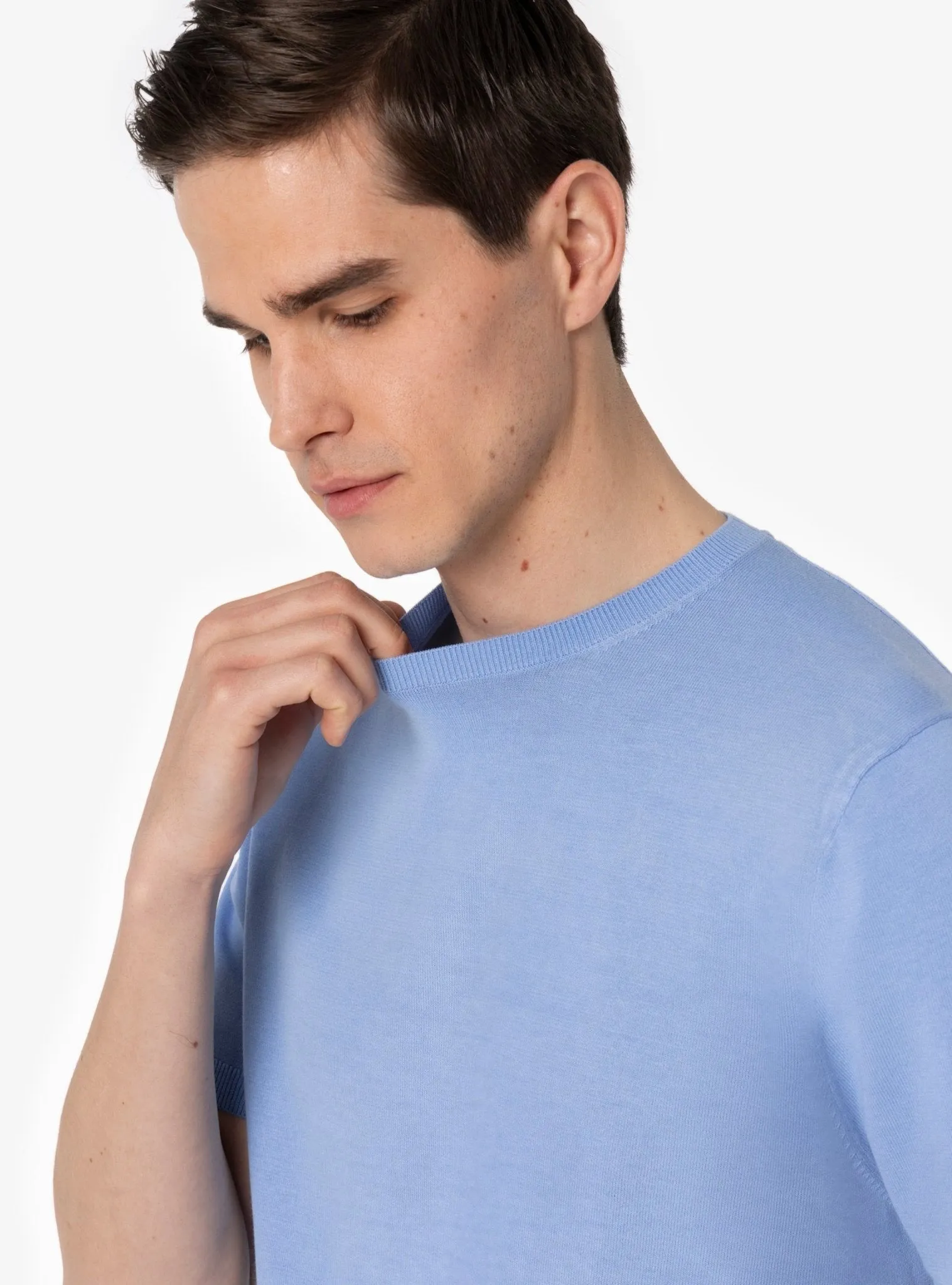 Maglia Mezza Manica in Puro Cotone Girocollo - Yuri