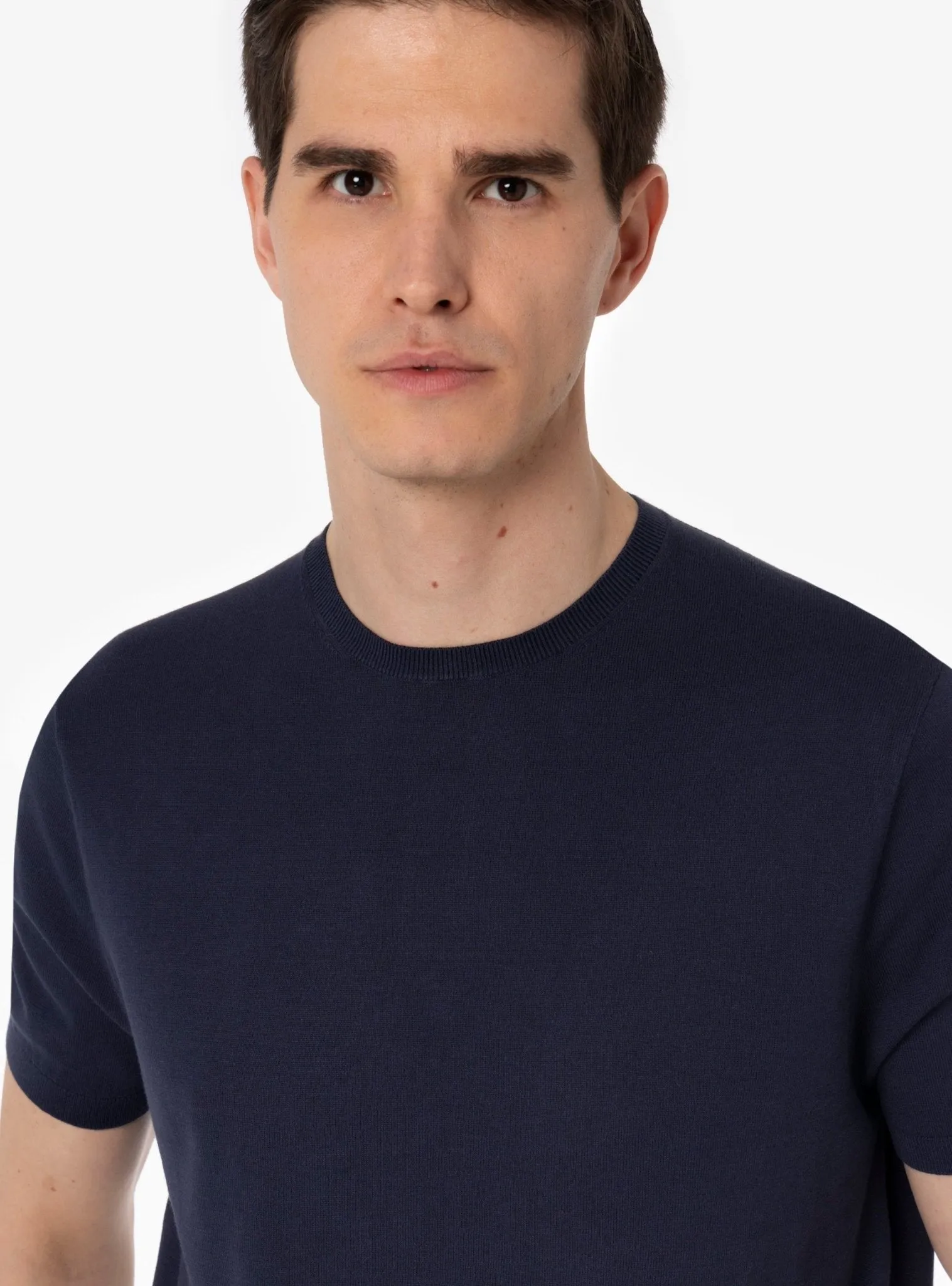 Maglia Mezza Manica in Puro Cotone Girocollo - Yuri