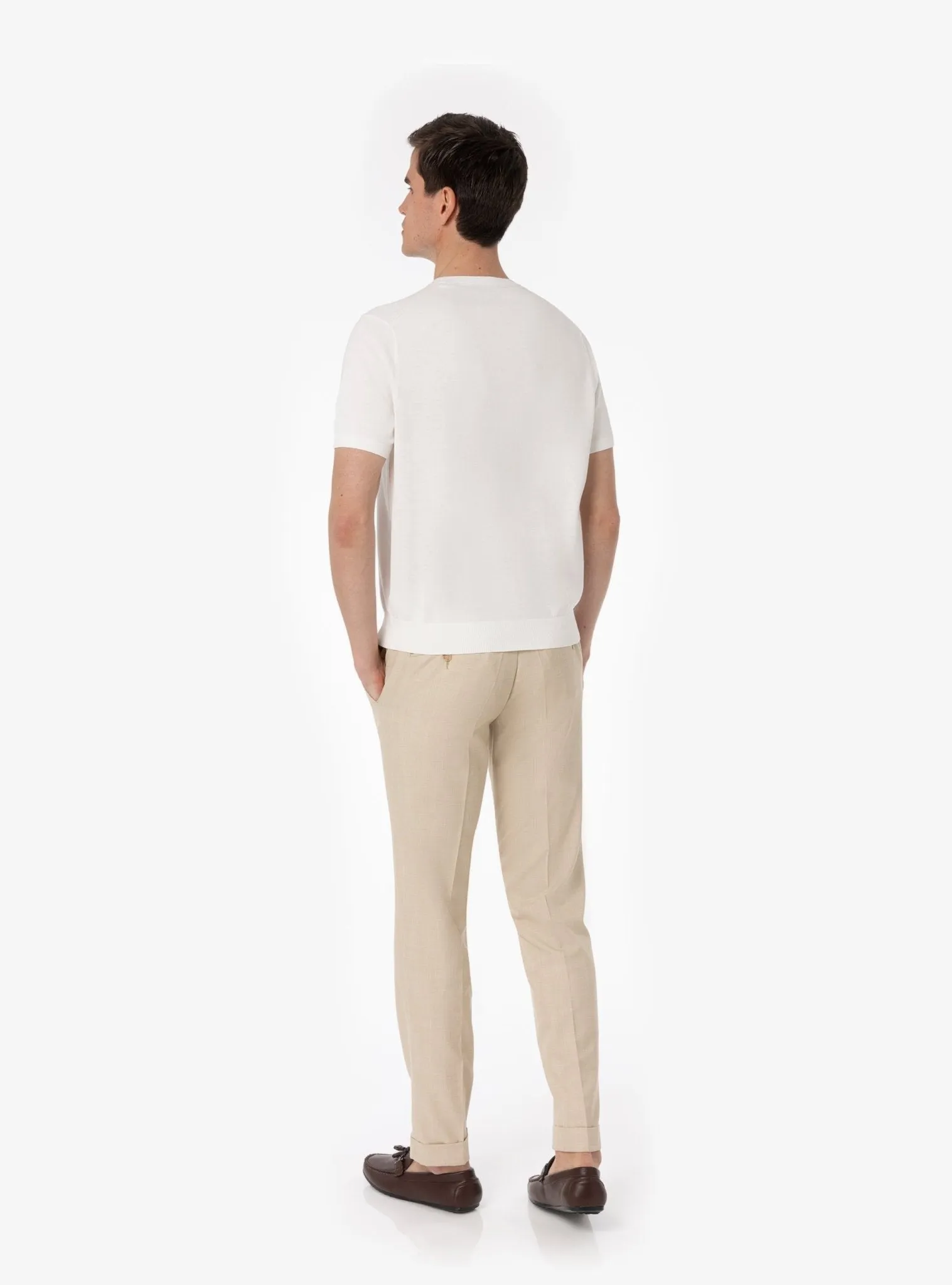 Maglia Mezza Manica in Puro Cotone Girocollo - Yuri