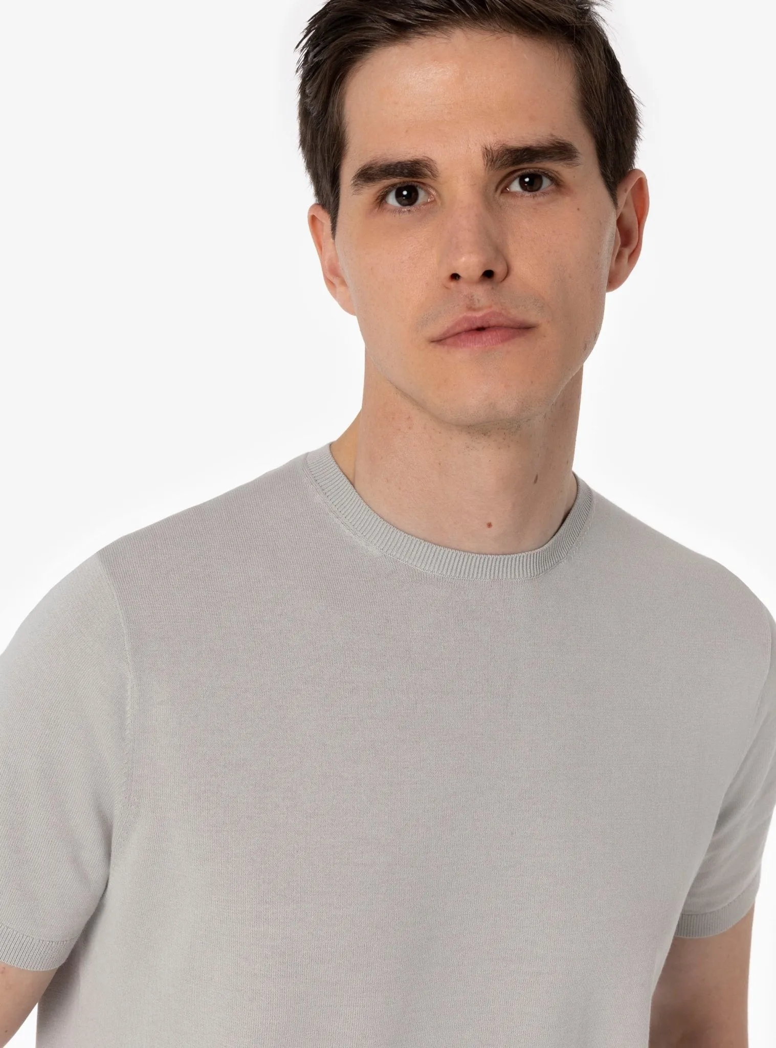 Maglia Mezza Manica in Puro Cotone Girocollo - Yuri