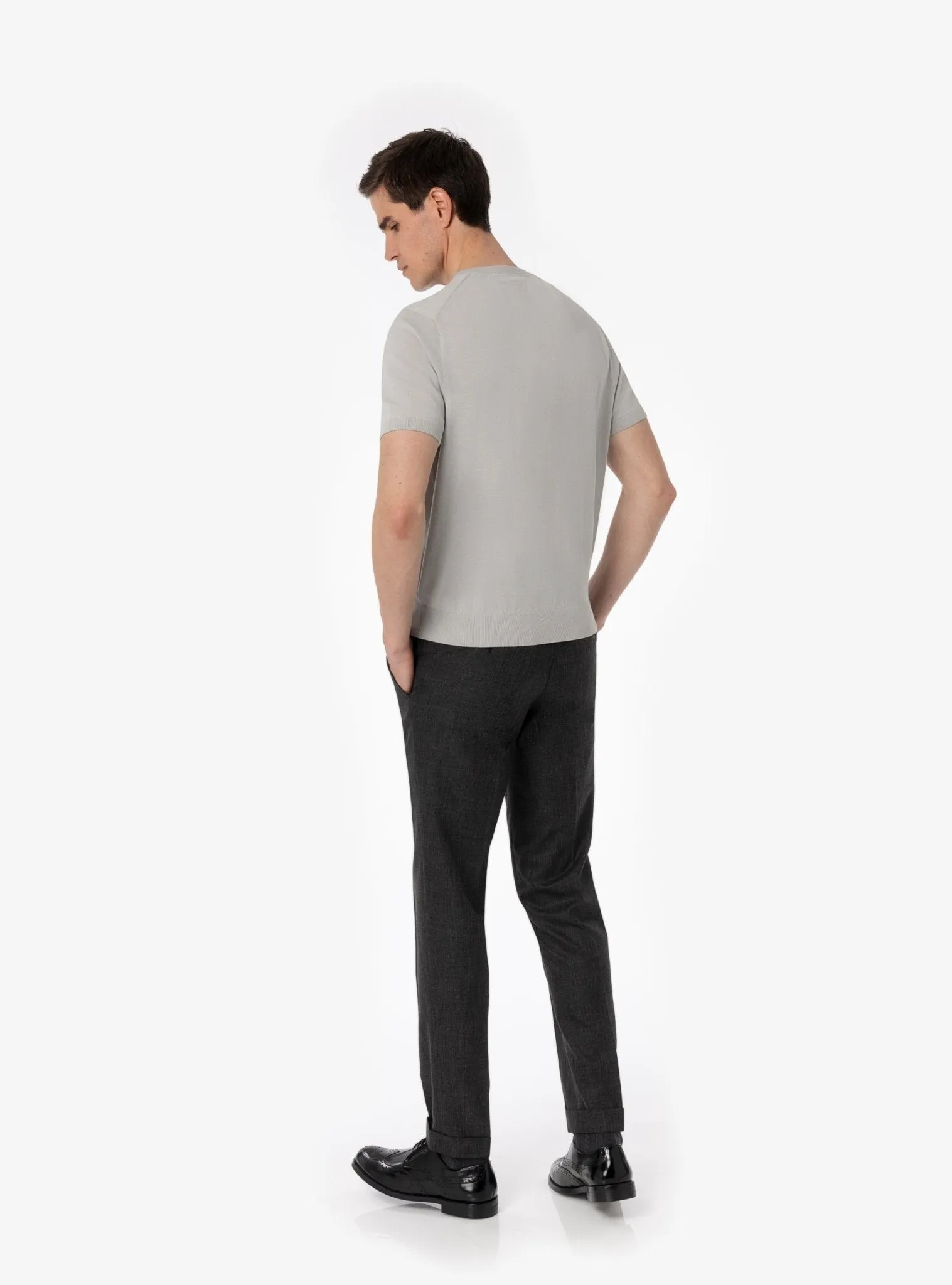 Maglia Mezza Manica in Puro Cotone Girocollo - Yuri