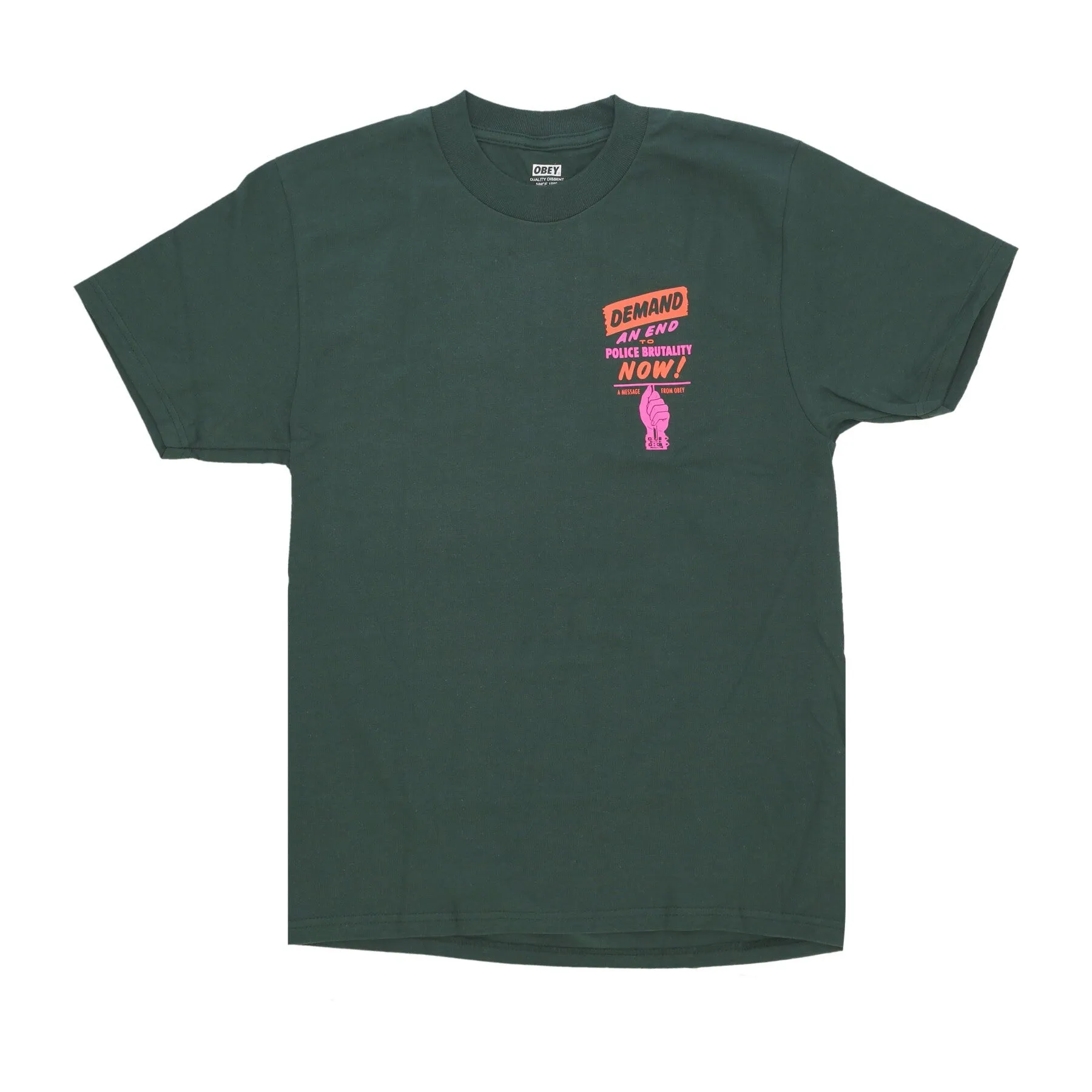 Maglietta Uomo End Police Brutality Classic Tee Forest Green