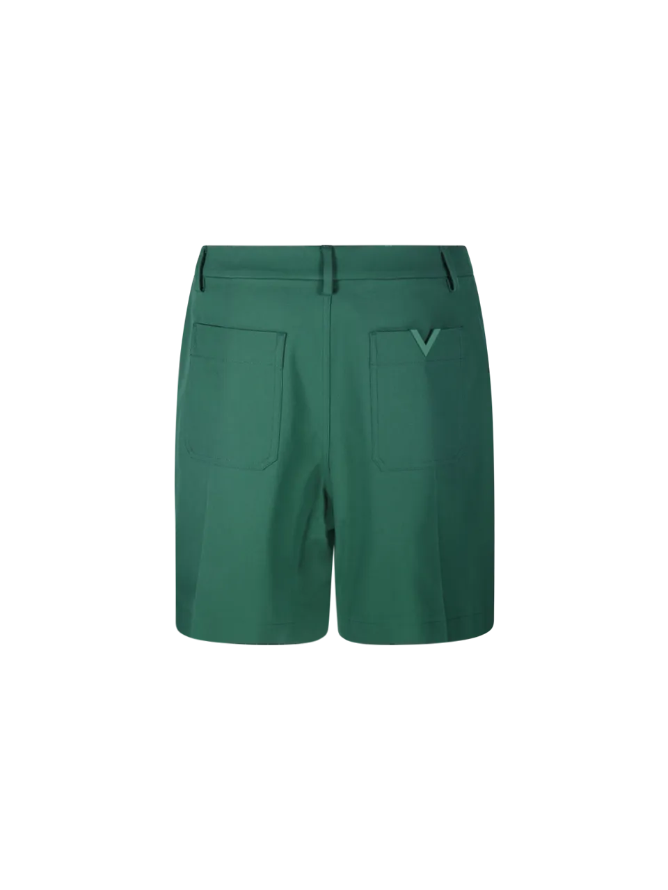 MEN VALENTINO GREEN COTTON BERMUDA